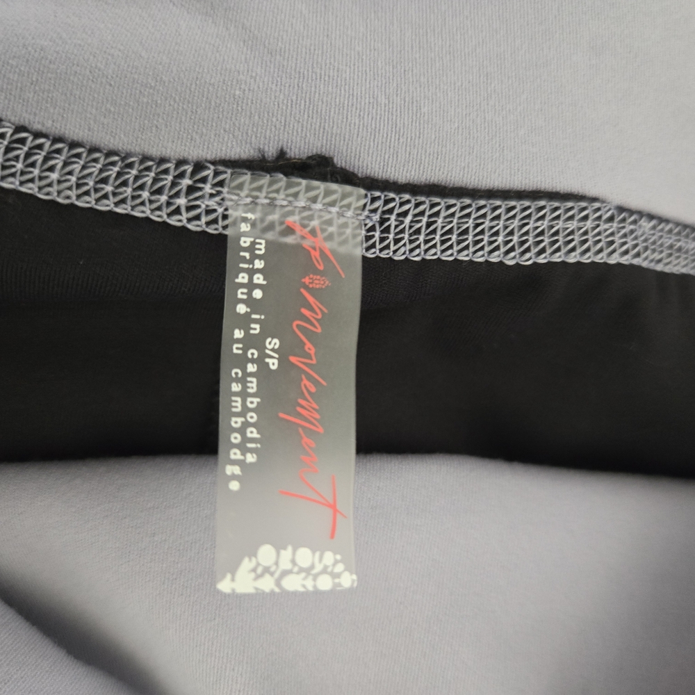 NWT Free People Movement by Free People Black and Platinum Leggings - Picture 4 of 5